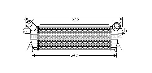 AVA QUALITY COOLING Välijäähdytin RTA4351